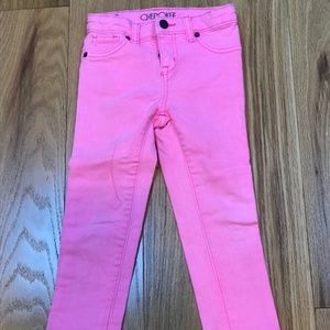 Girls Jeans, hot pink